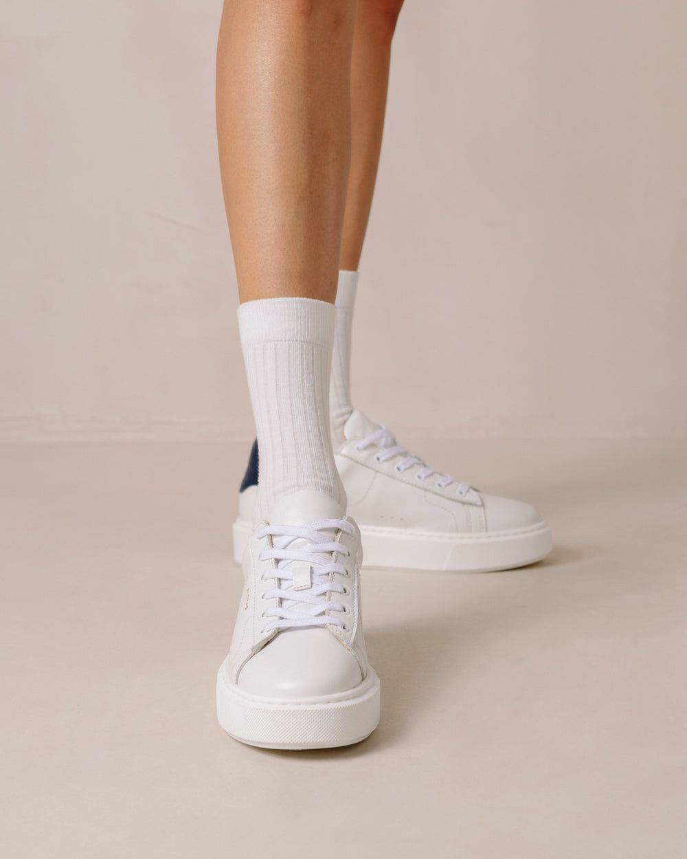 Sneakers Alohas TB65 pour Bright White Navy Femme | JAO-41758358