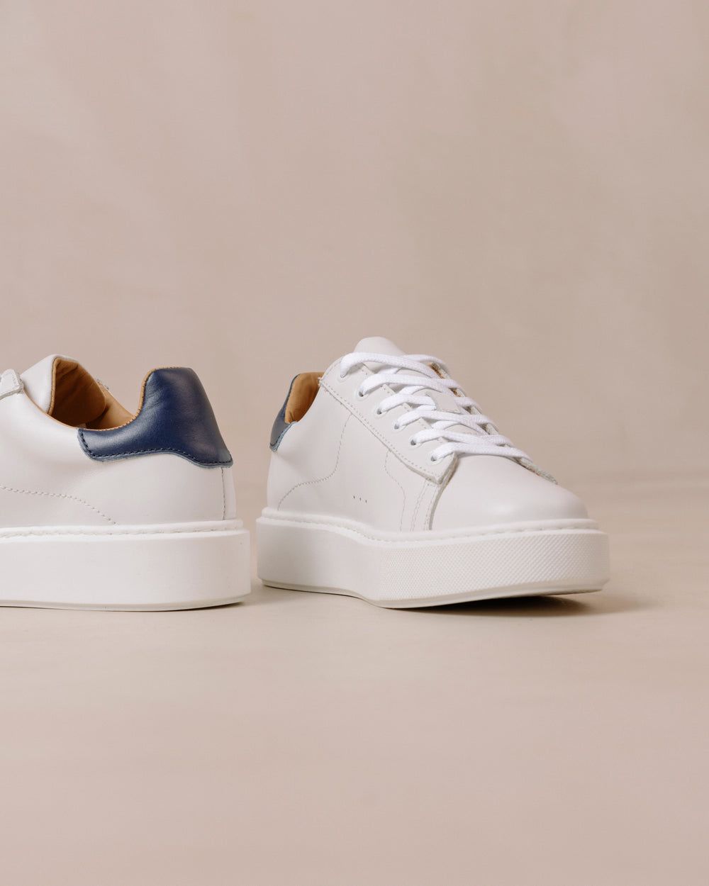 Sneakers Alohas TB65 pour Bright White Navy Femme | JAO-41758358