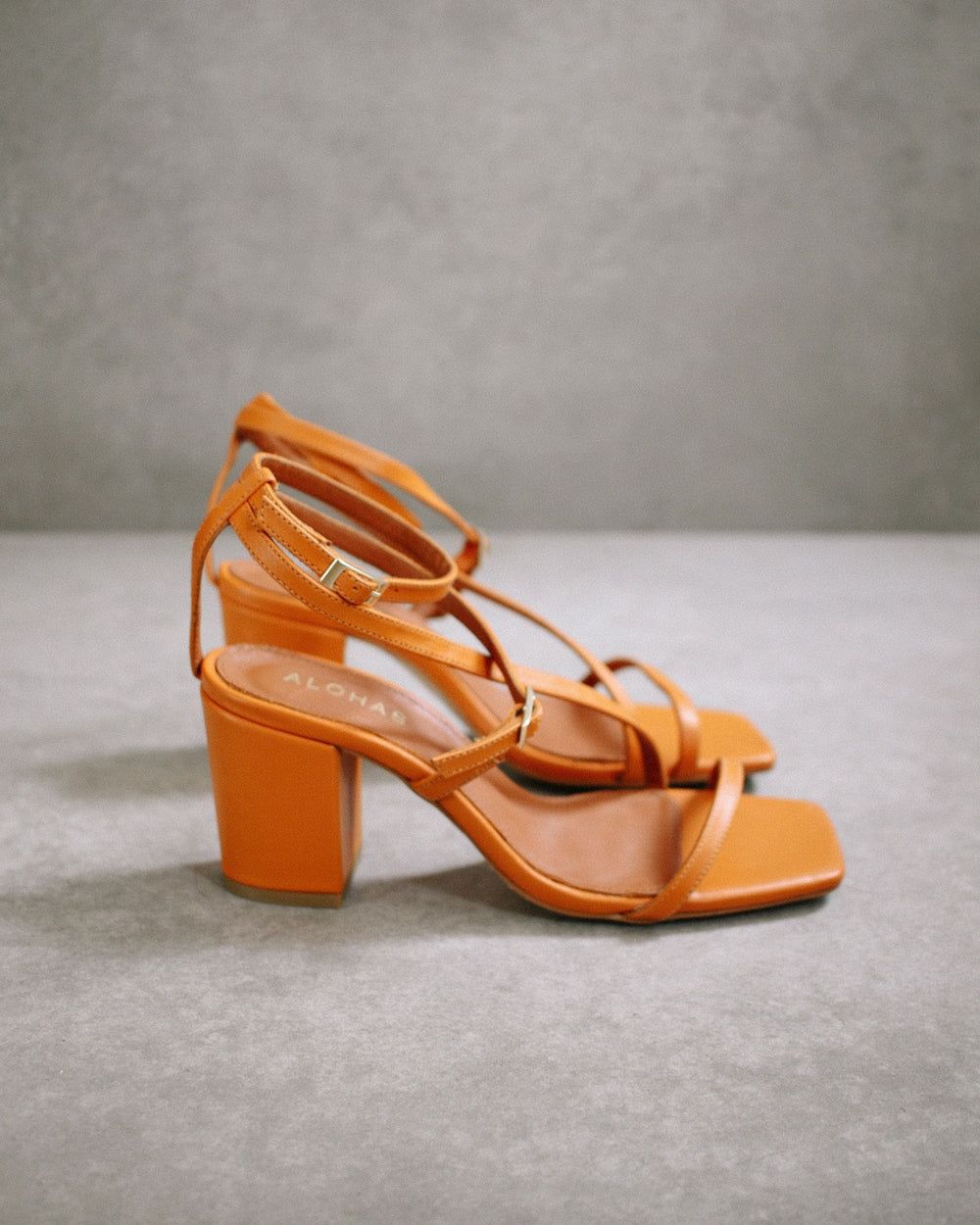 Sandales Alohas Manhattan pour Spritz Orange Femme | JTP-46139931