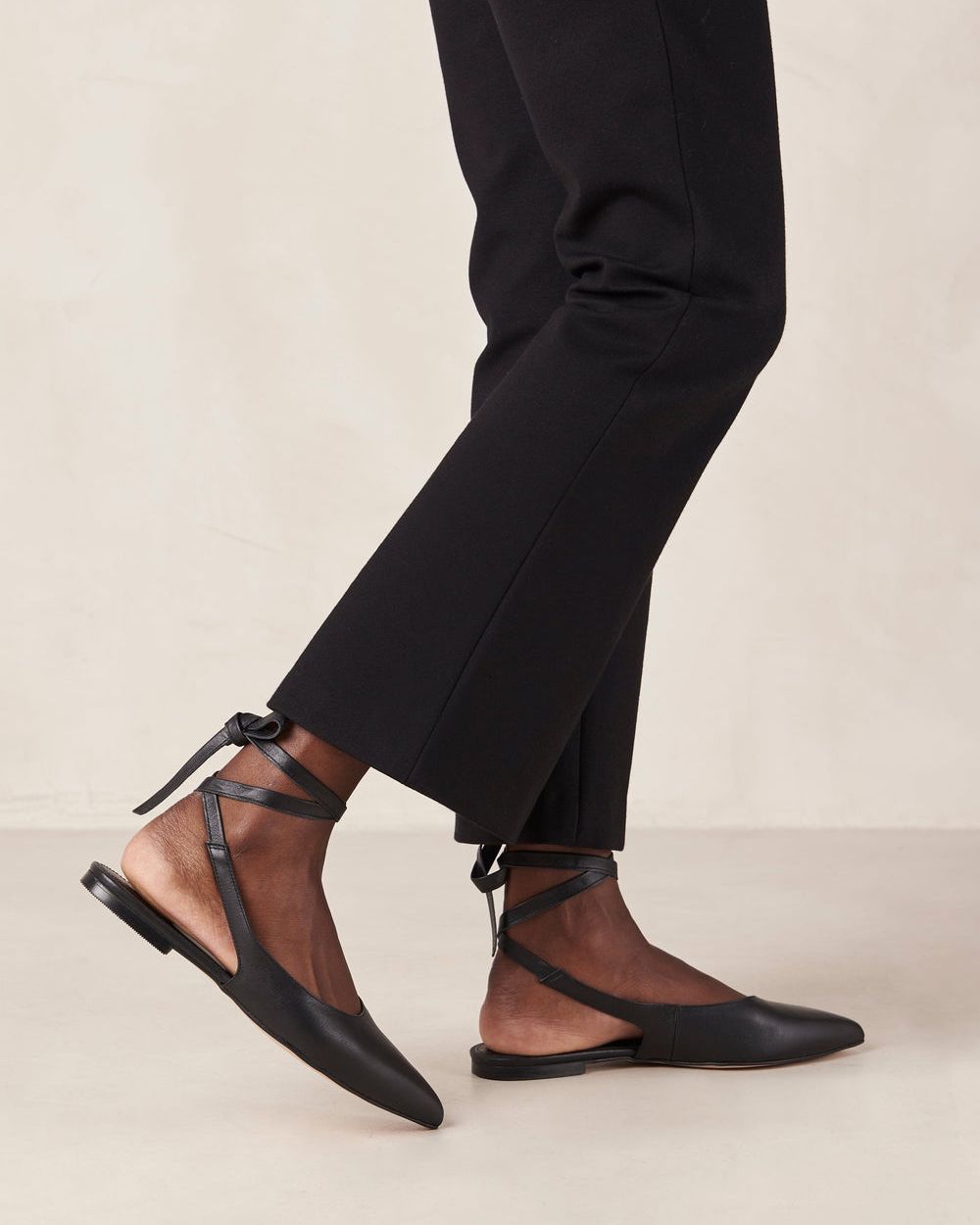 Chaussures Alohas Ribbon pour Black Femme | GYR-01065242