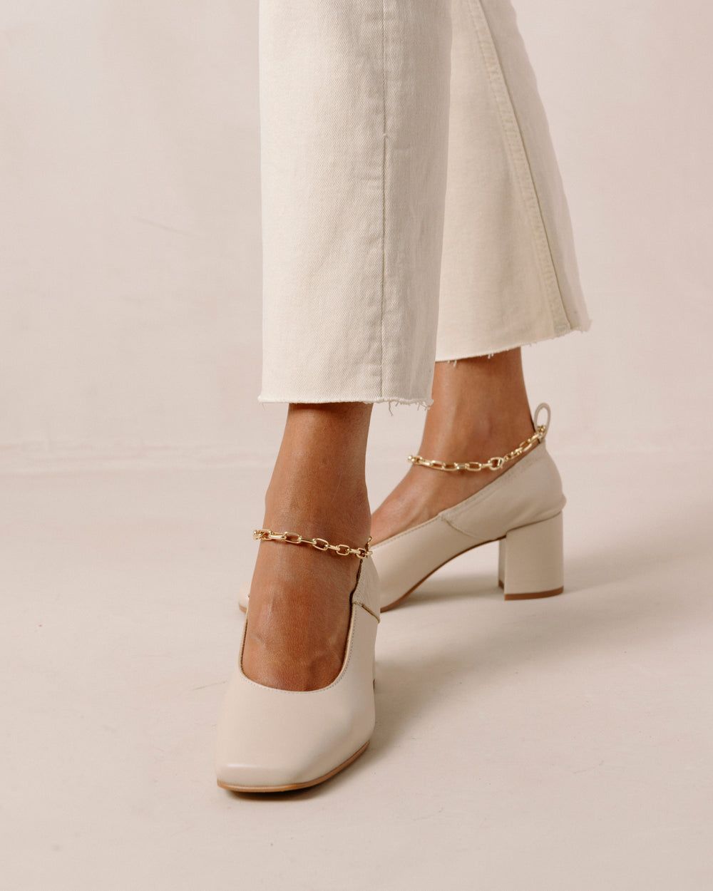 Chaussures Alohas Agent Anklet pour Ivory Femme | AZS-07263876