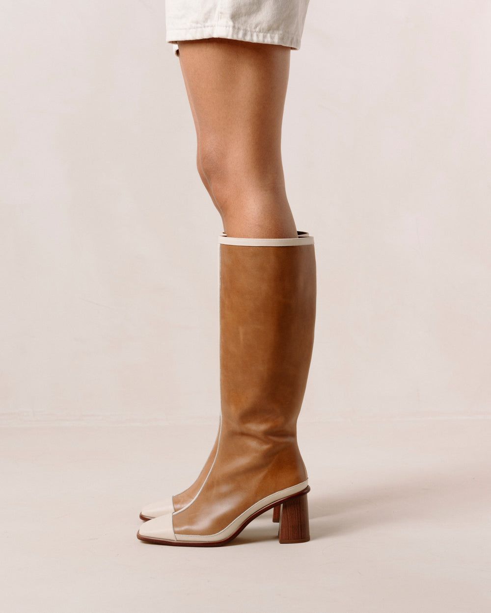 Bottes Alohas East Retro pour Camel Cream Femme | QCQ-61936260