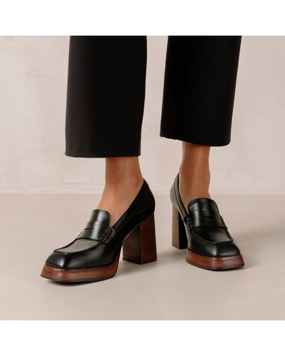 Loafers Alohas Busy pour Black Femme | GCU-02500269