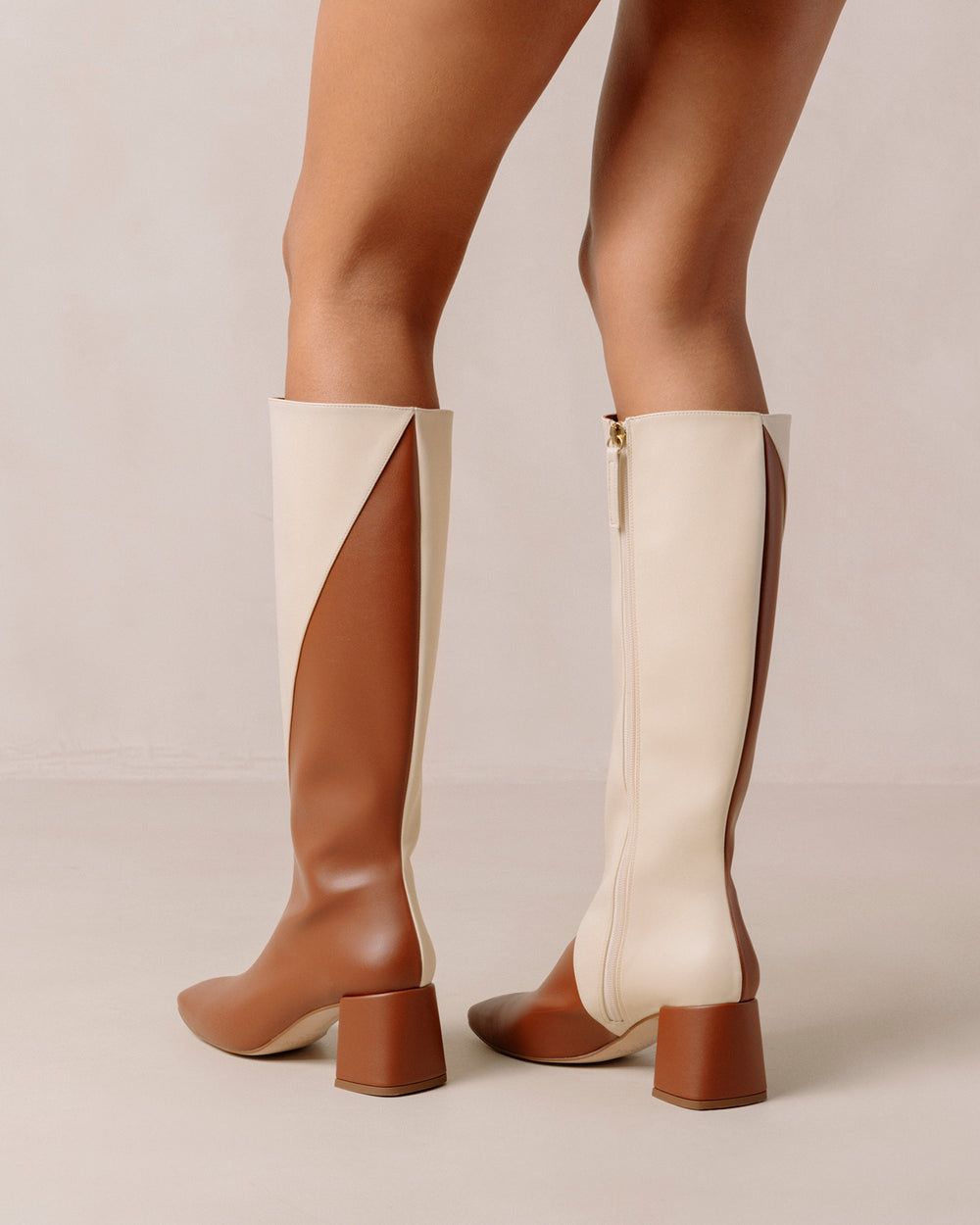 Bottes Alohas Chalk pour Gingerbread Brown Warm White Femme | YHN-14798147