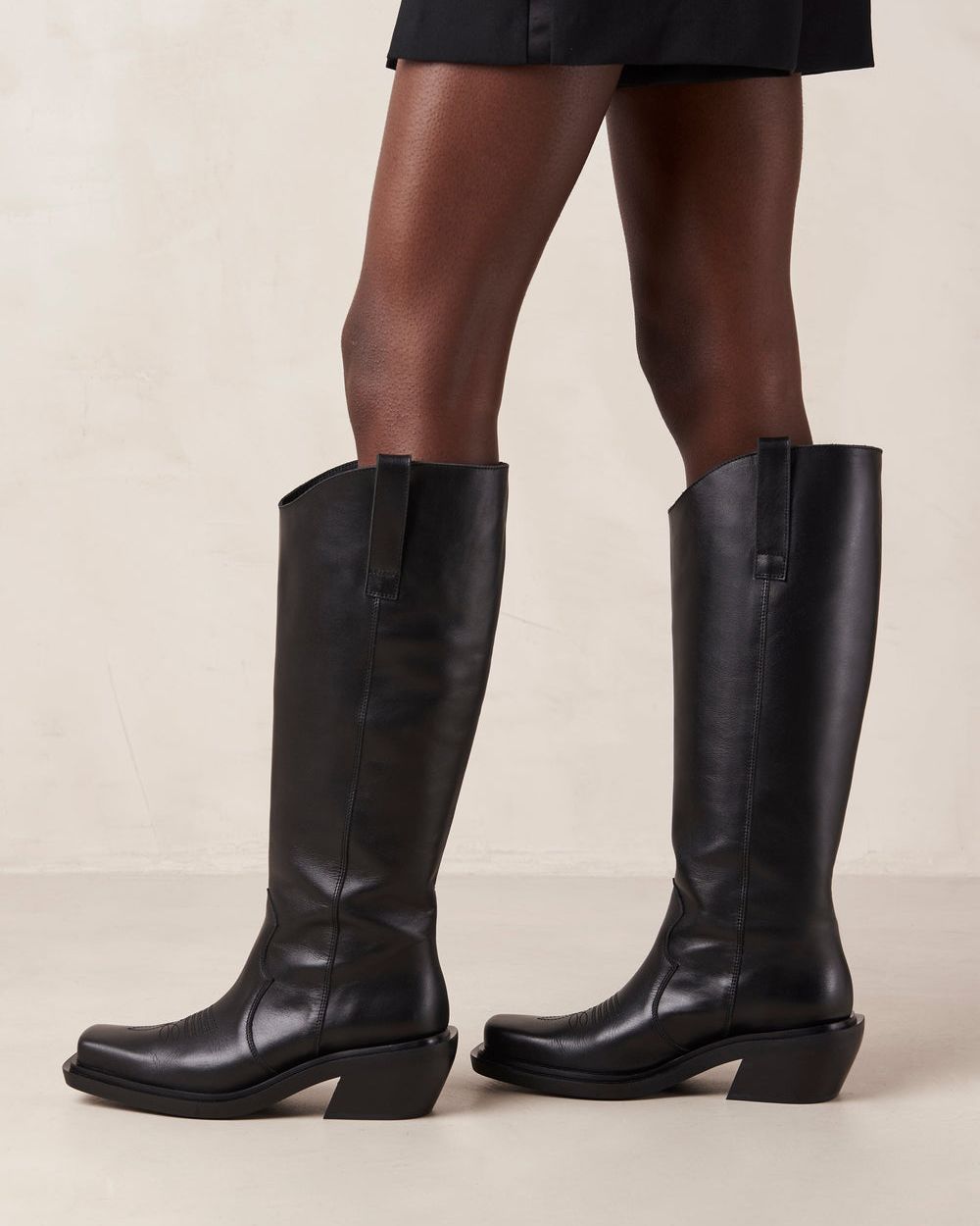 Bottes Alohas Cattle pour Black Femme | YDO-96090697