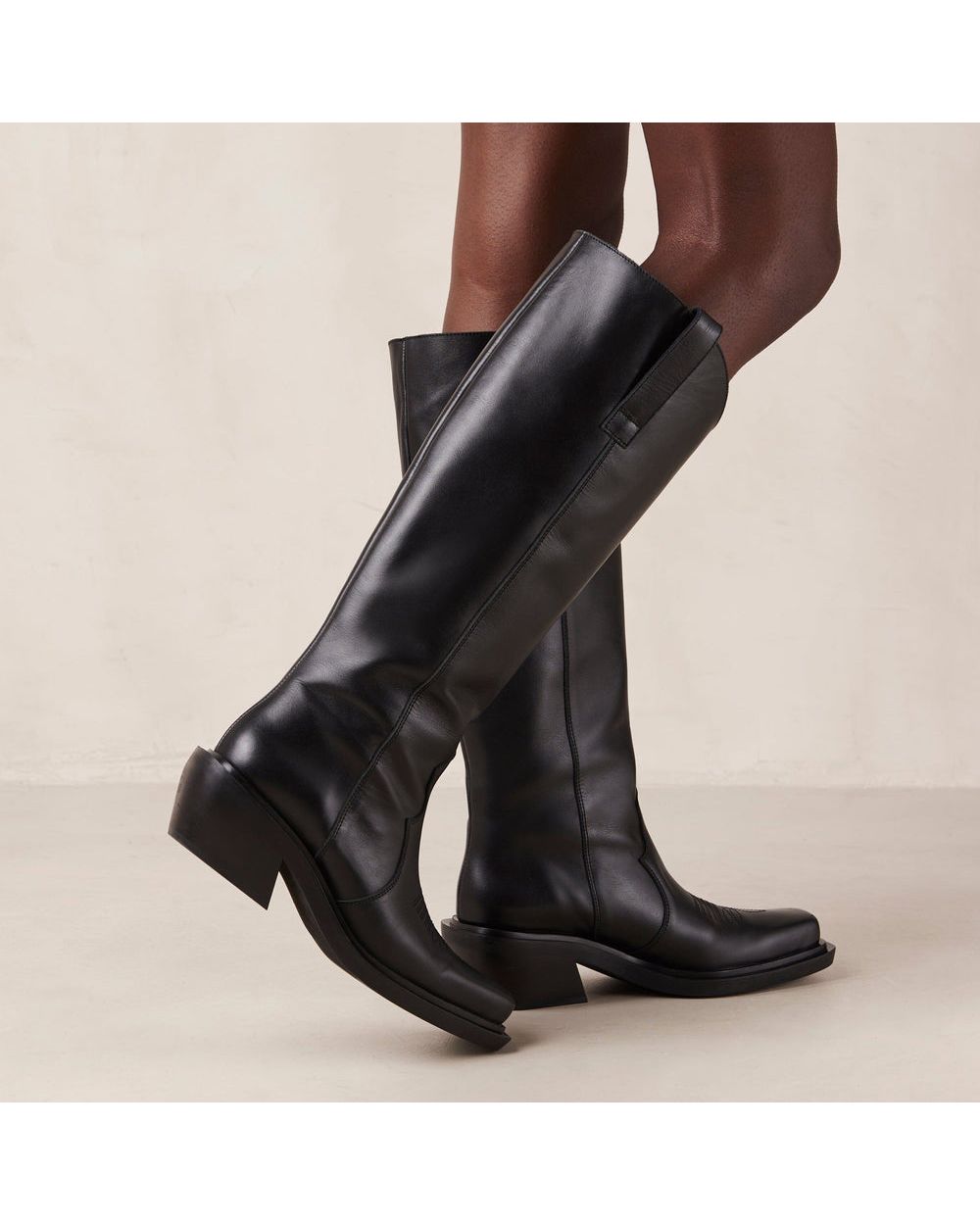 Bottes Alohas Cattle pour Black Femme | YDO-96090697