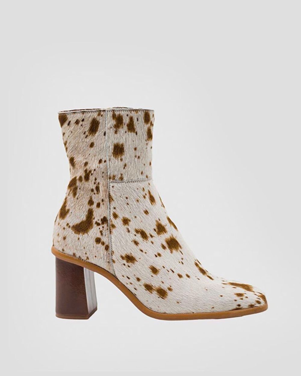 Bottines Alohas West pour Tiny Cow Brown Print Femme | MCN-13025232