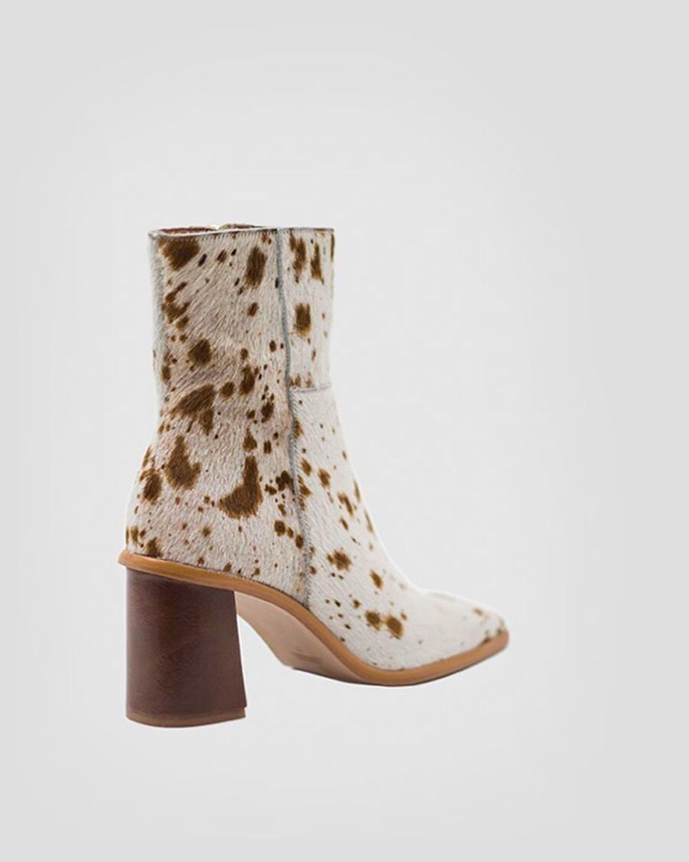 Bottines Alohas West pour Tiny Cow Brown Print Femme | MCN-13025232