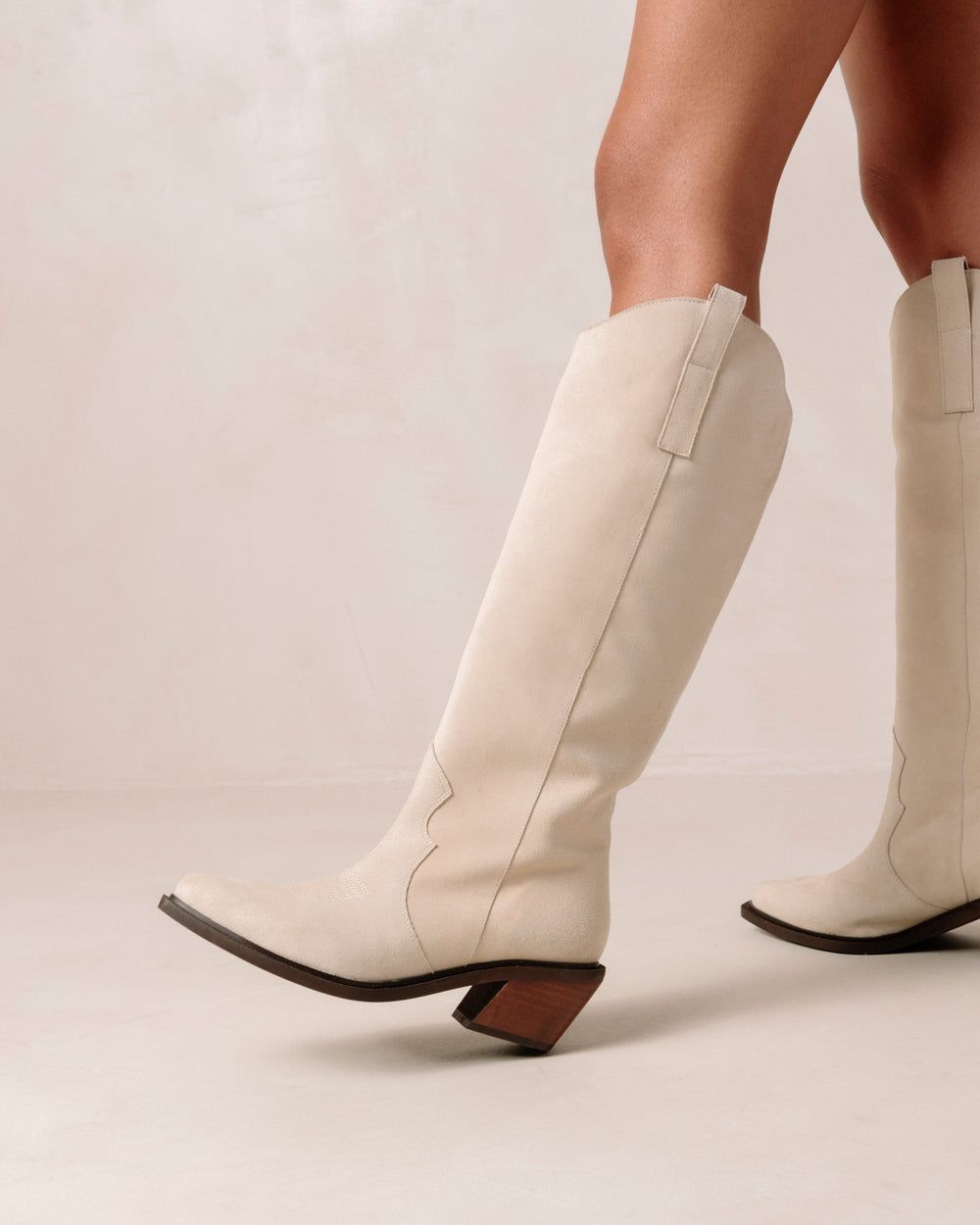 Bottes Alohas Mount pour Suede Cream Femme | IFM-08716034