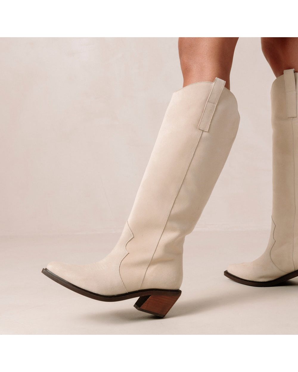 Bottes Alohas Mount pour Suede Cream Femme | IFM-08716034