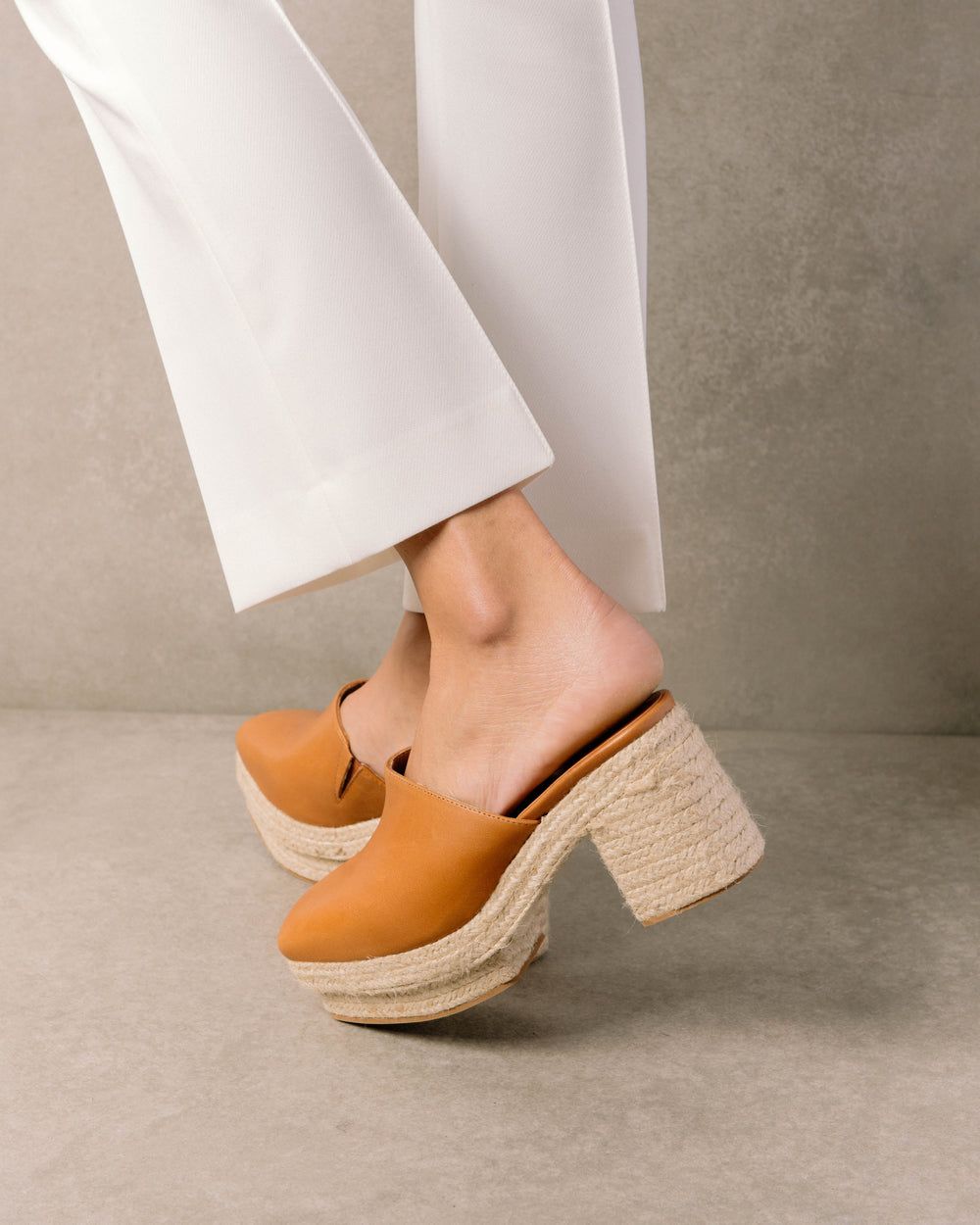 Espadrille Alohas Pico pour Tan Femme | KSS-55913241