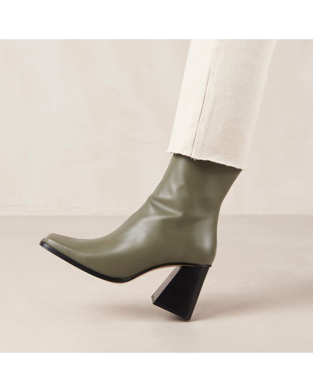 Bottines Alohas South pour Dusty Olive Femme | ZSQ-25244651