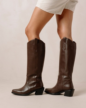 Bottes Alohas Mount pour Coffee Brown Femme | KXA-42944520