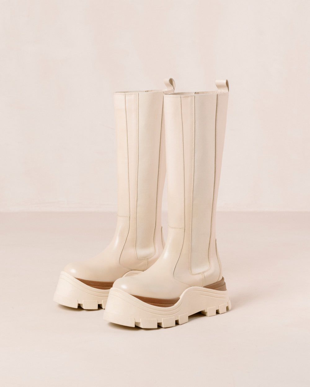 Bottes Alohas Roxie Marcona pour Marcona Cream Femme | ETZ-29827517