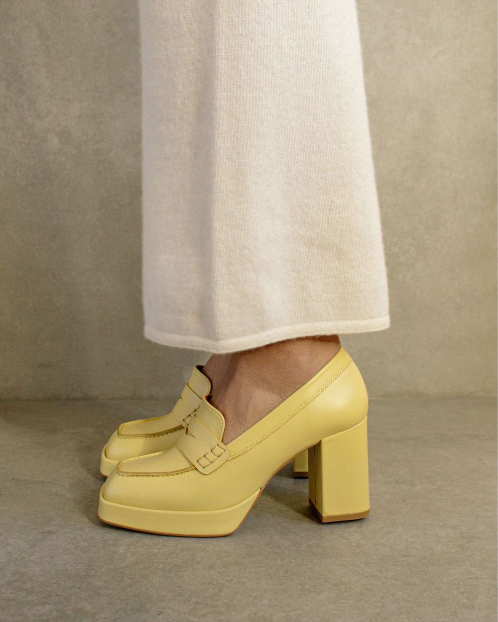 Loafers Alohas Busy Colorblock pour Mellow Yellow Femme | QMO-19040694