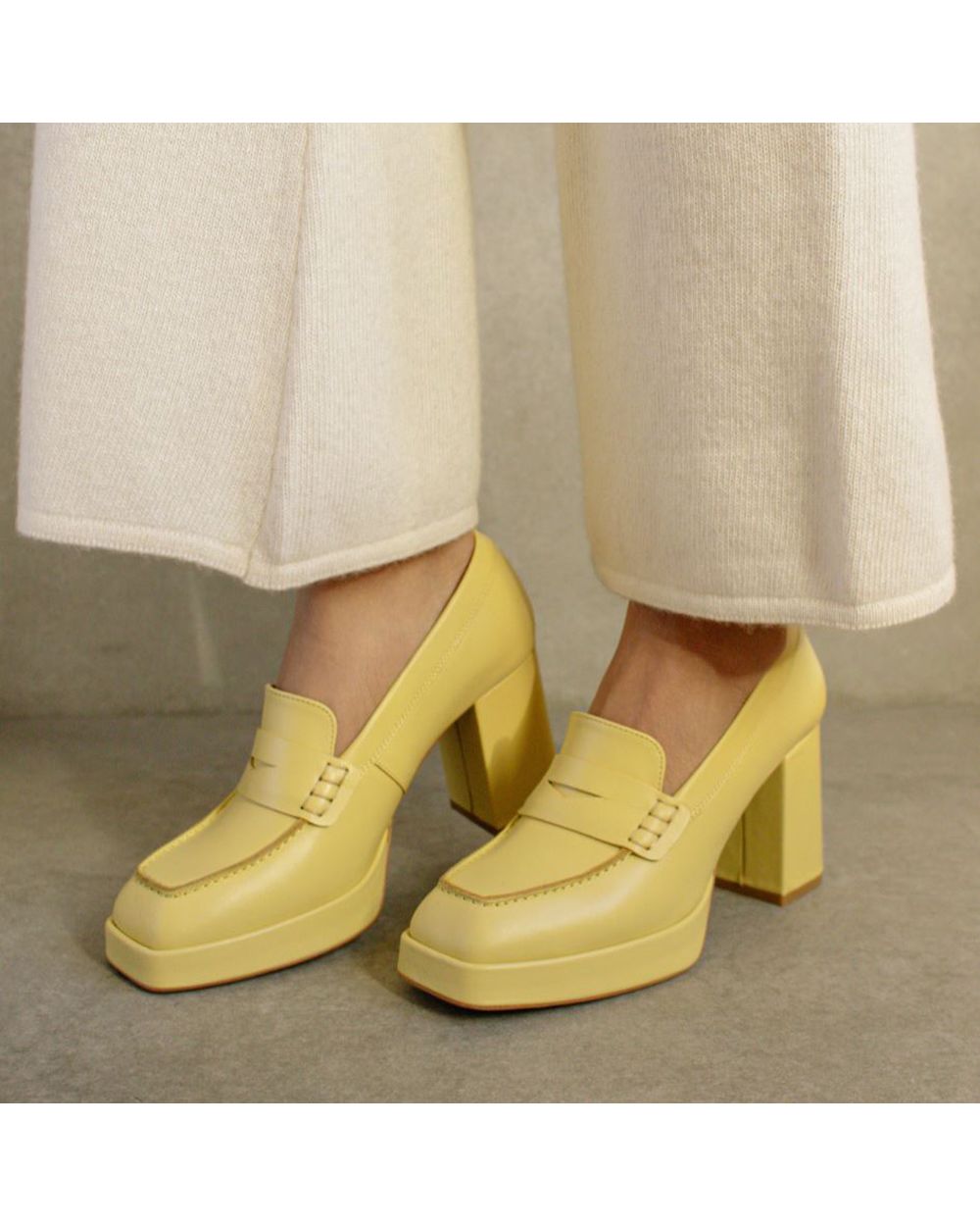 Loafers Alohas Busy Colorblock pour Mellow Yellow Femme | QMO-19040694