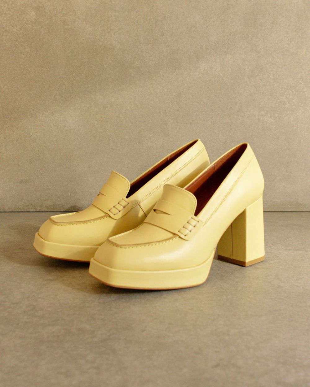 Loafers Alohas Busy Colorblock pour Mellow Yellow Femme | QMO-19040694