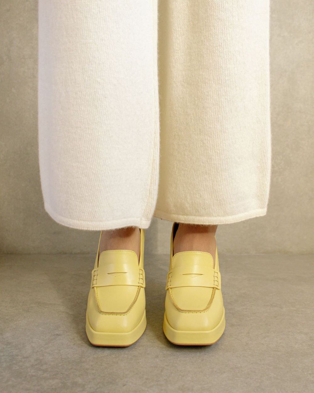 Loafers Alohas Busy Colorblock pour Mellow Yellow Femme | QMO-19040694