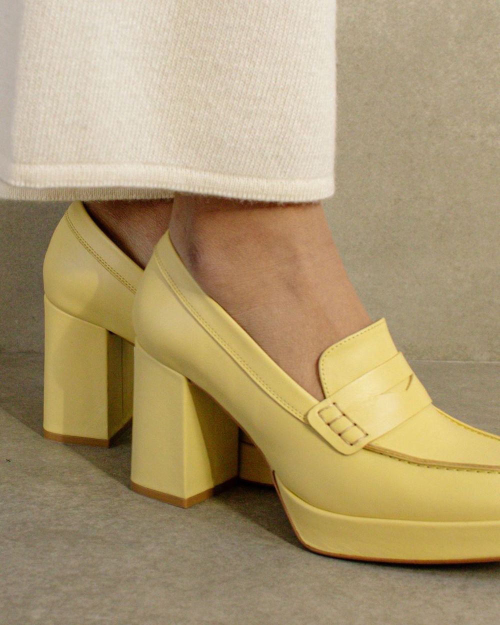 Loafers Alohas Busy Colorblock pour Mellow Yellow Femme | QMO-19040694