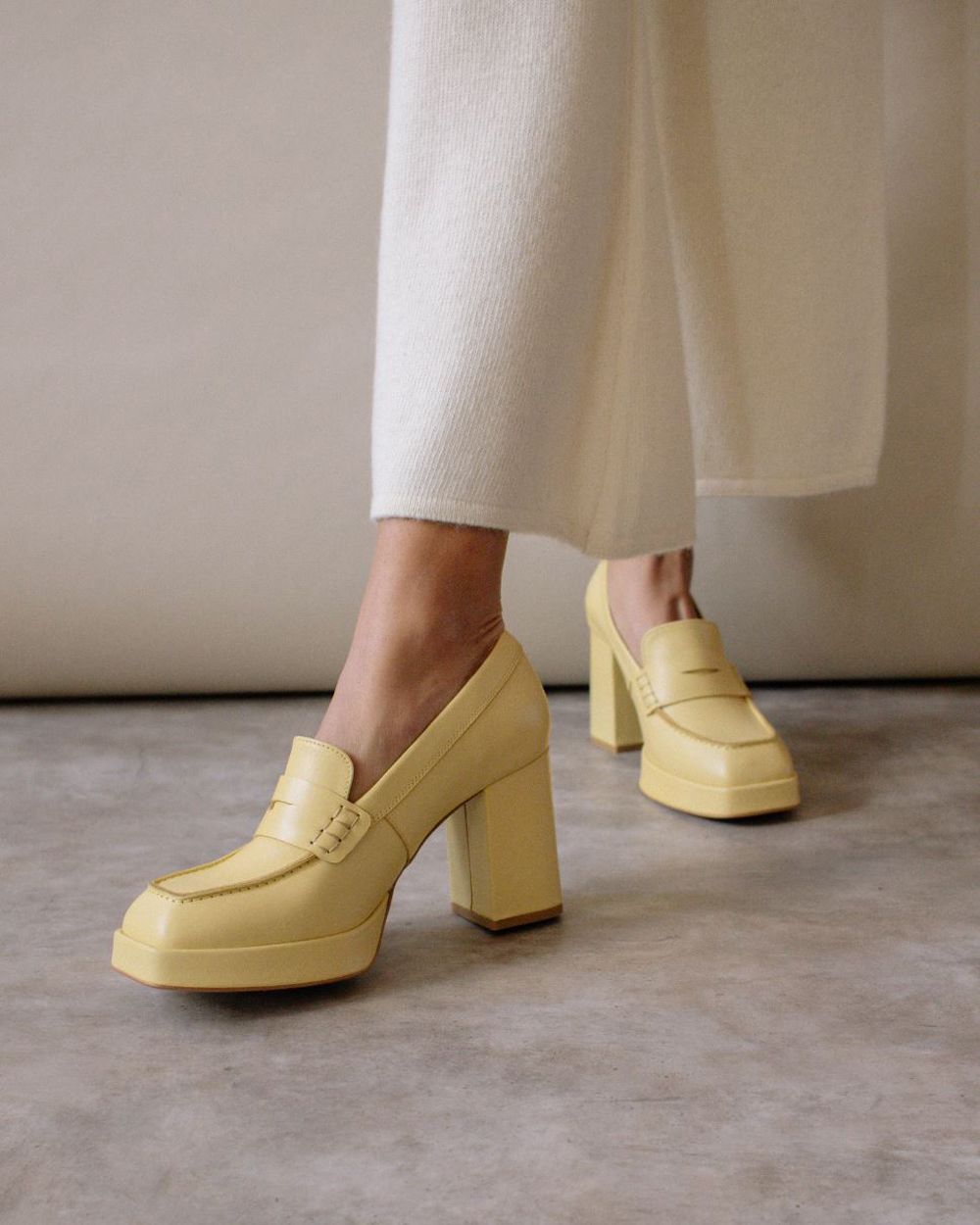 Loafers Alohas Busy Colorblock pour Mellow Yellow Femme | QMO-19040694