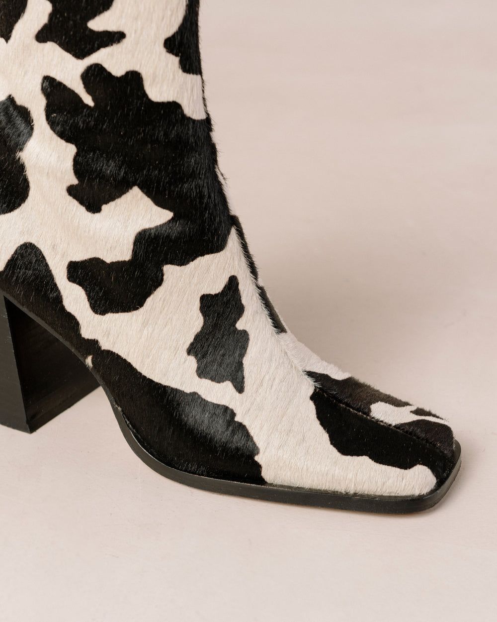 Bottines Alohas South Cow pour Cow Black Print Femme | QFC-18607784