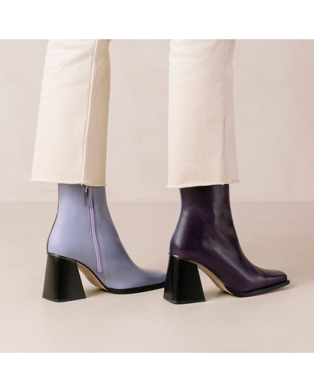 Bottines Alohas South Bicolor pour Bicolor Lilac Femme | GPU-98593016