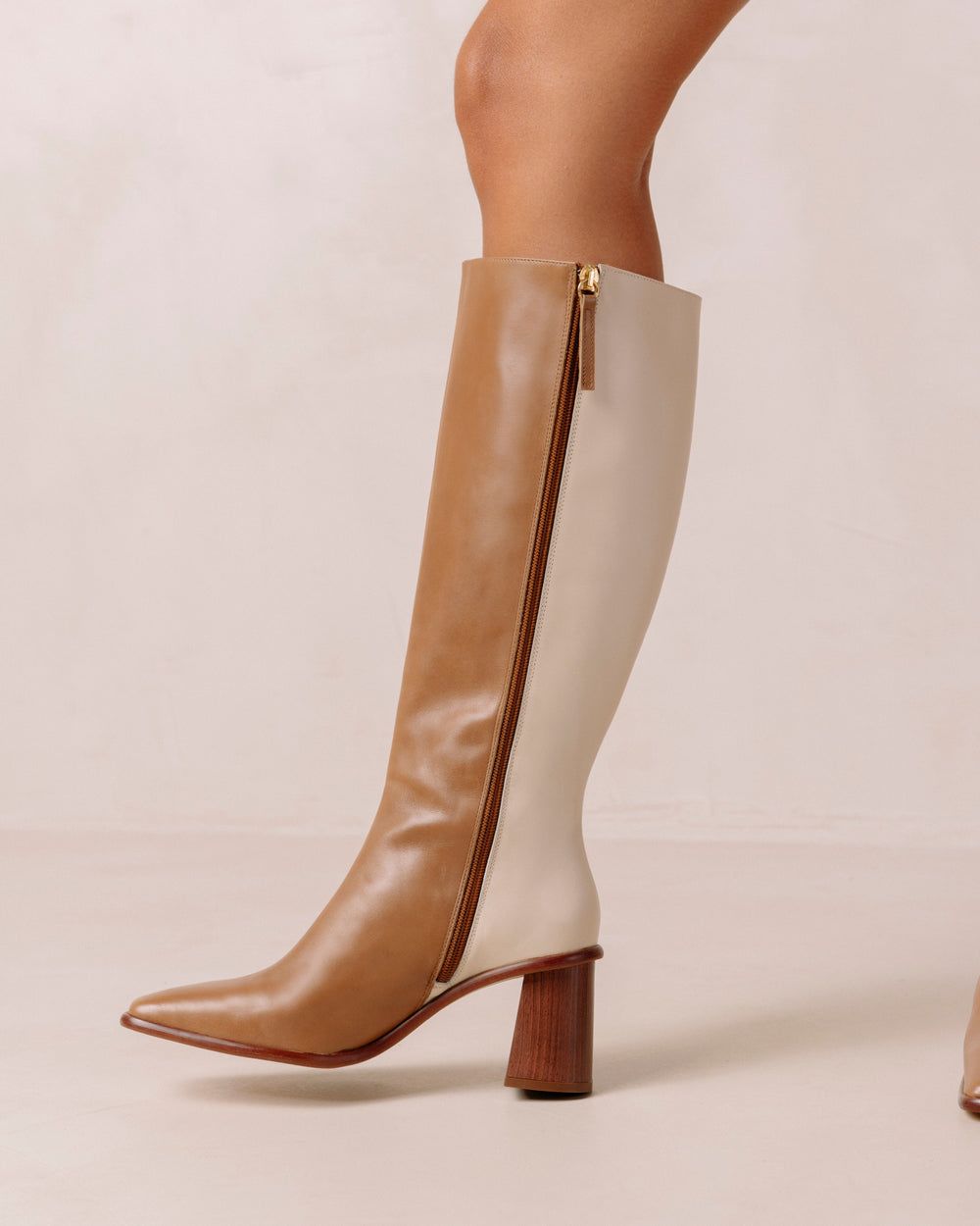 Bottes Alohas East pour Camel Cream Femme | YQO-01189133