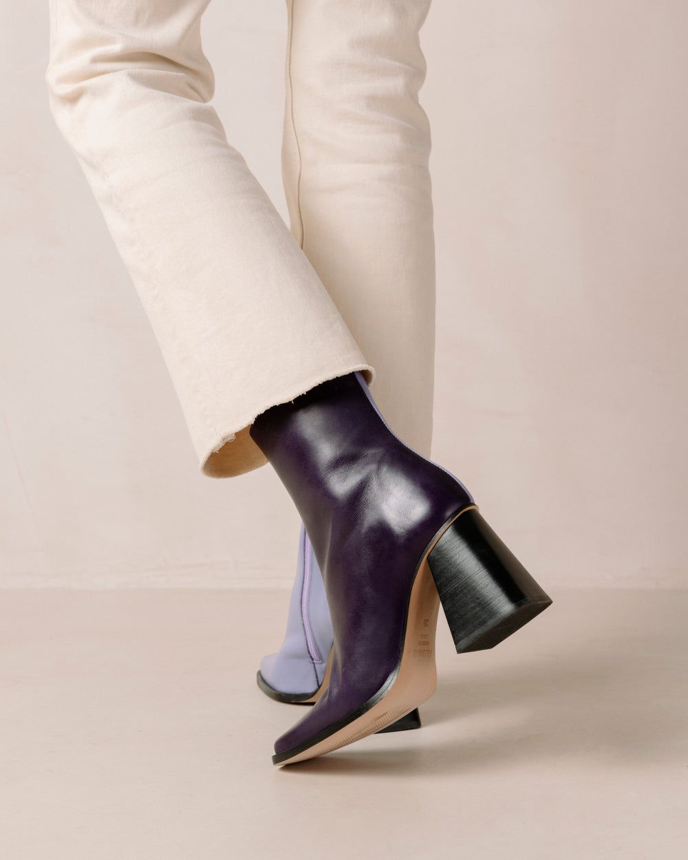 Bottines Alohas South Bicolor pour Bicolor Lilac Femme | GPU-98593016