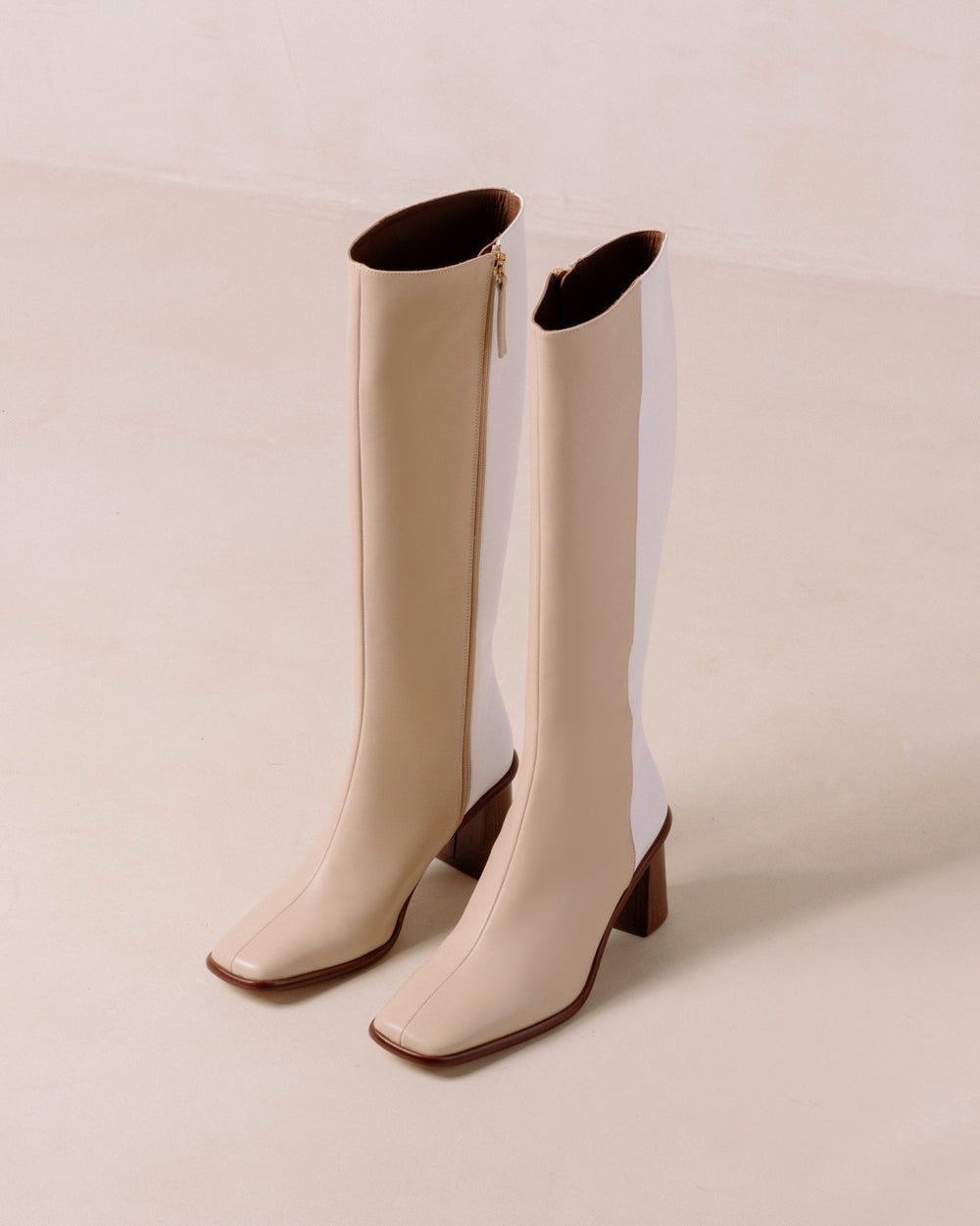 Bottes Alohas East pour Stone Beige Bright White Femme | RDM-01548769