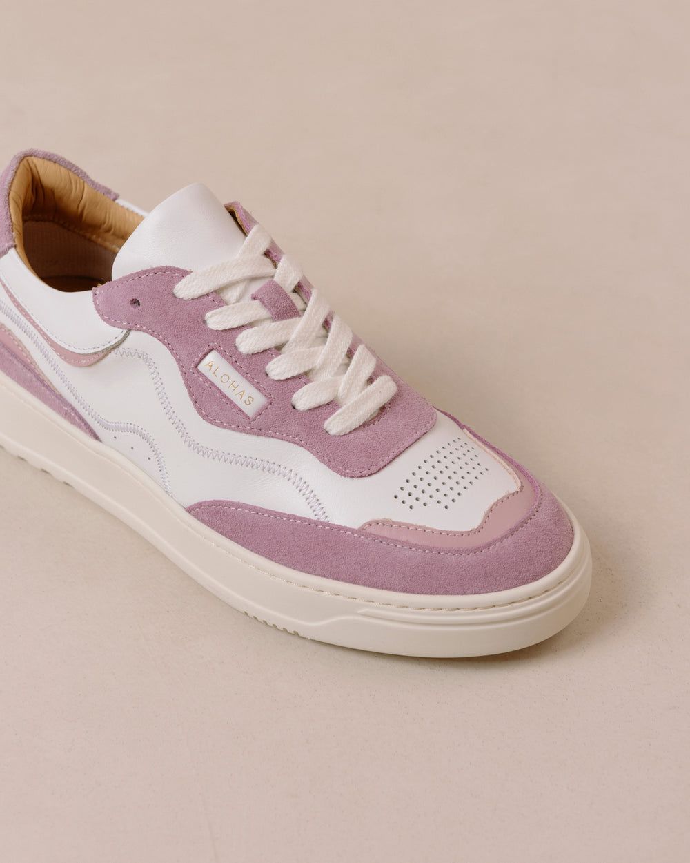 Sneakers Alohas TB87 pour Bright White Mauve Femme | SAI-65507211