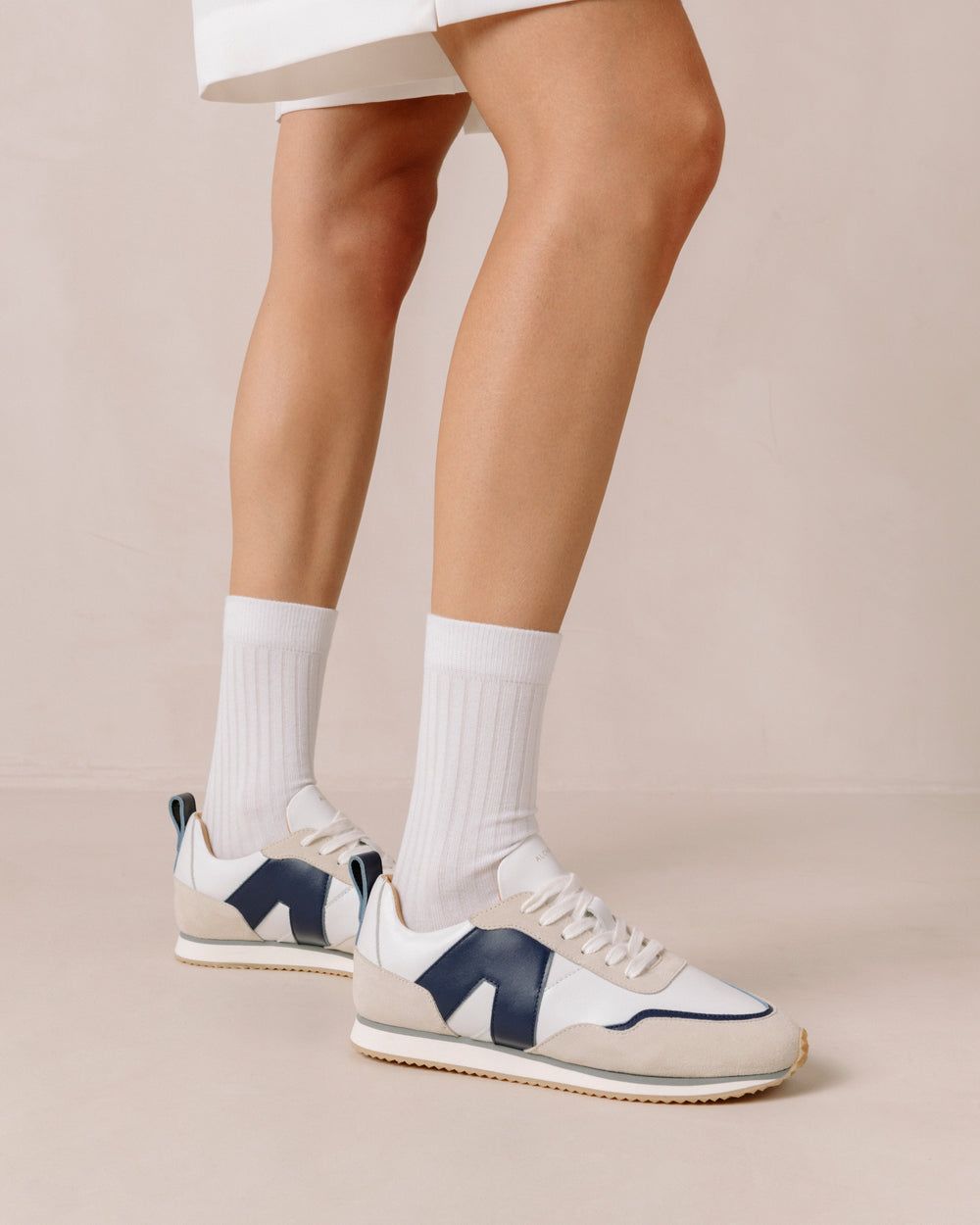 Sneakers Alohas TB015 pour Bright White Navy Femme | FZU-24119570