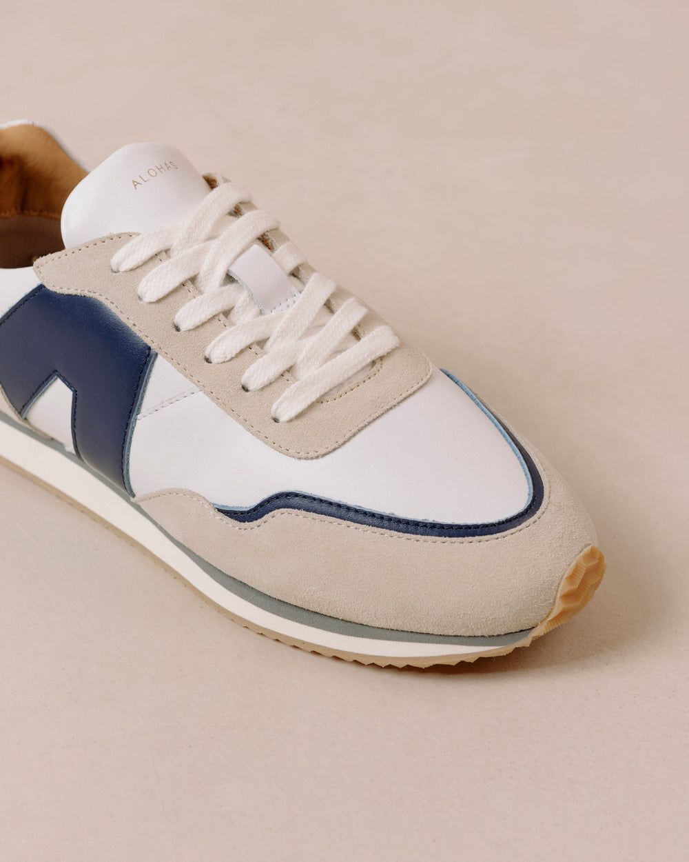 Sneakers Alohas TB015 pour Bright White Navy Femme | FZU-24119570