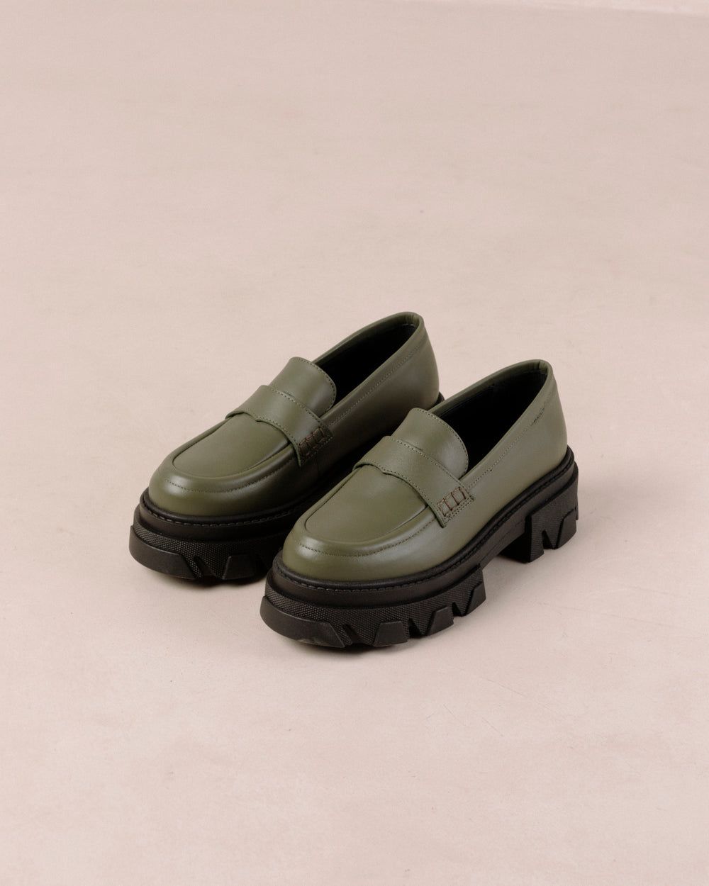 Loafers Alohas Trailblazer pour Dusty Olive Femme | KVS-62663966