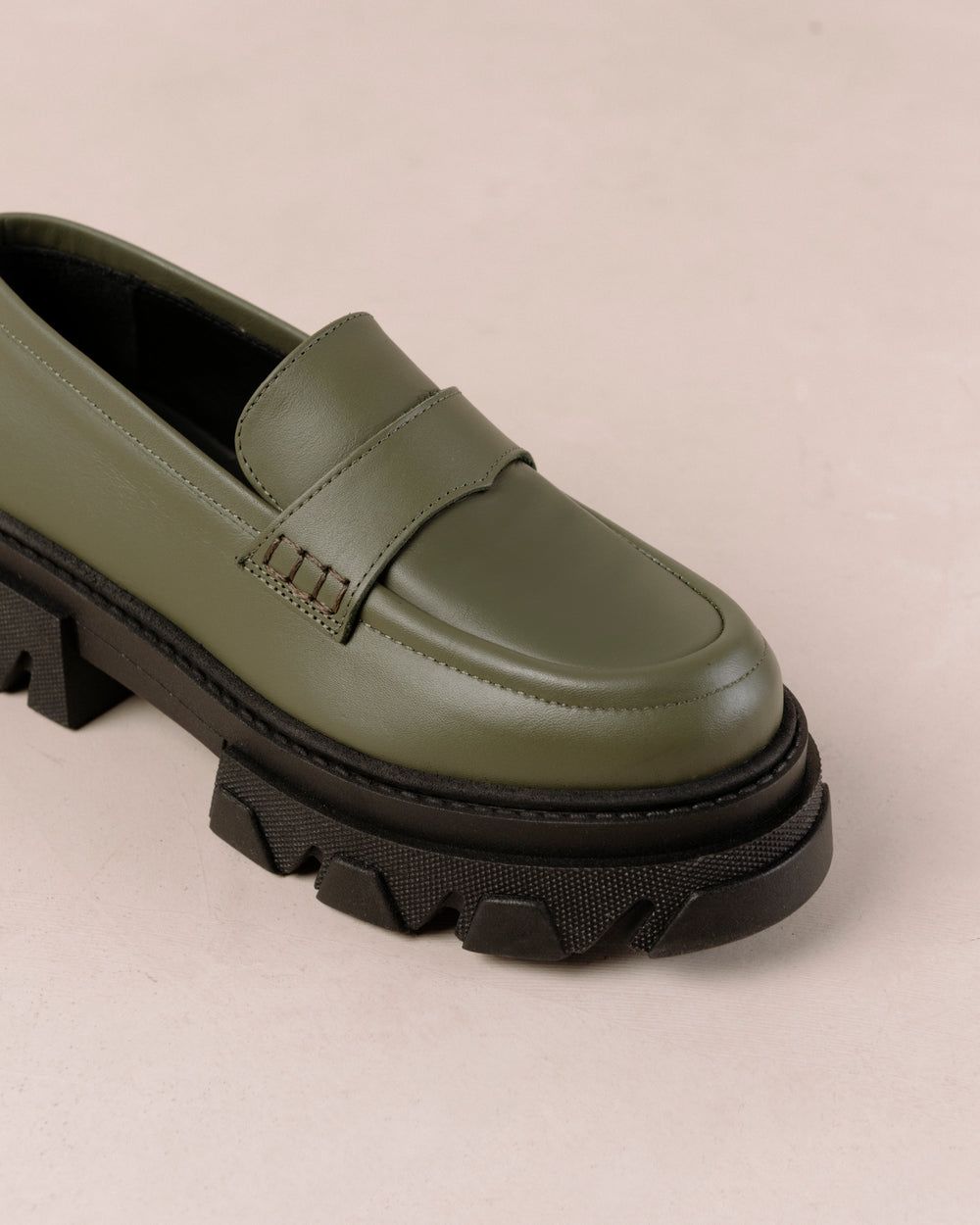 Loafers Alohas Trailblazer pour Dusty Olive Femme | KVS-62663966