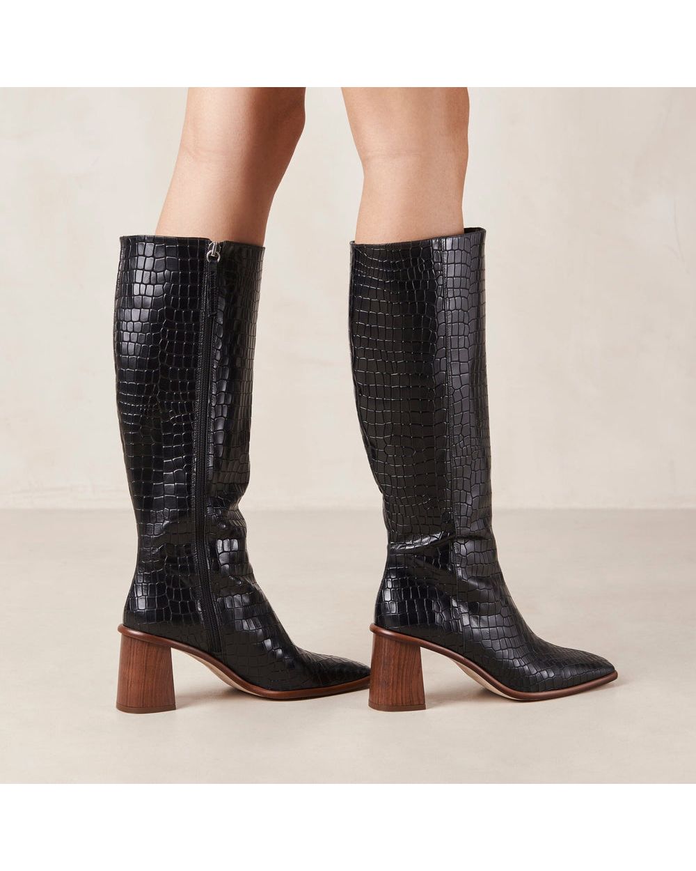 Bottes Alohas East Croco pour Black Femme | JWA-40087619