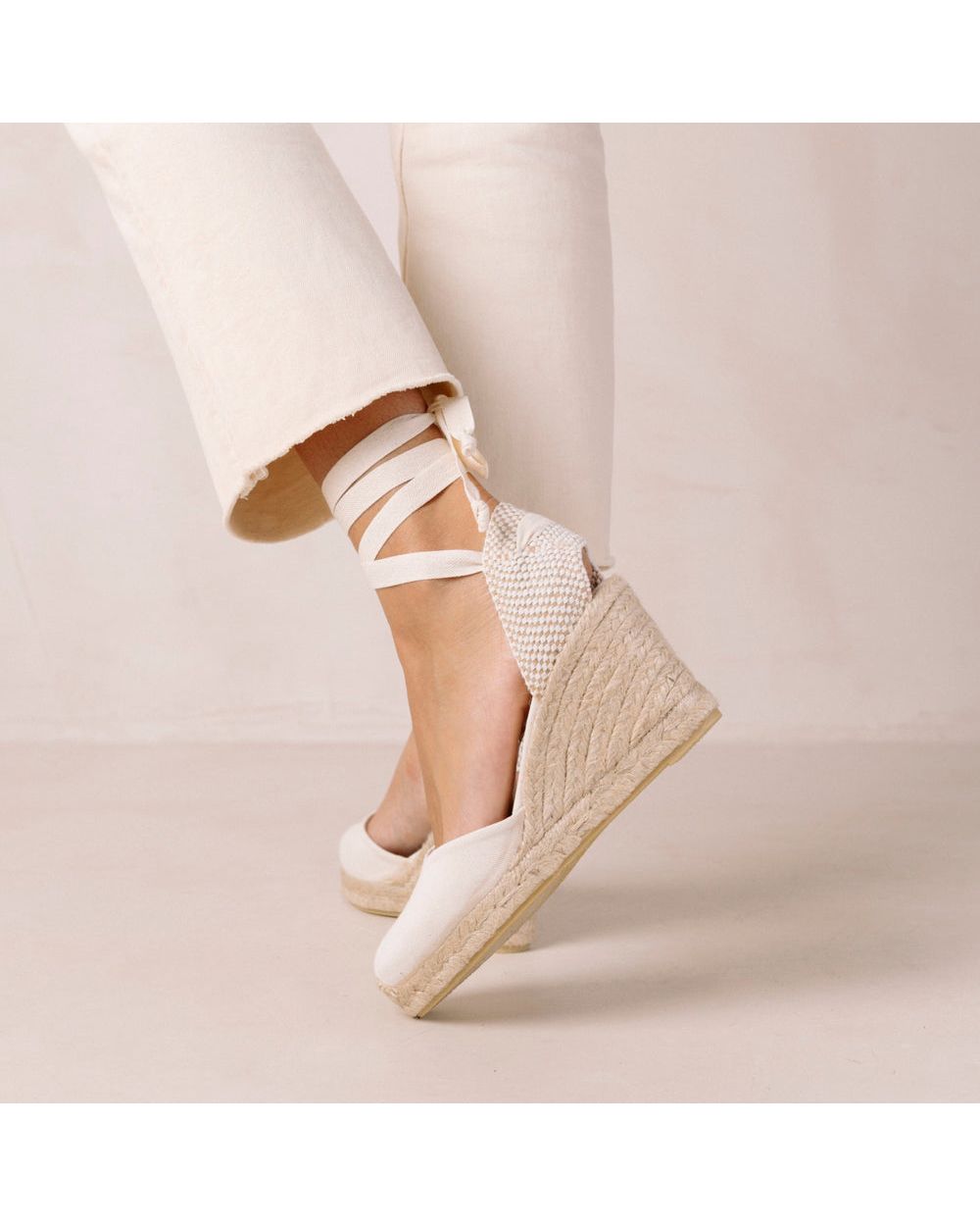 Espadrille Alohas Clara by Day pour Wheat Beige Femme | NIU-52096560