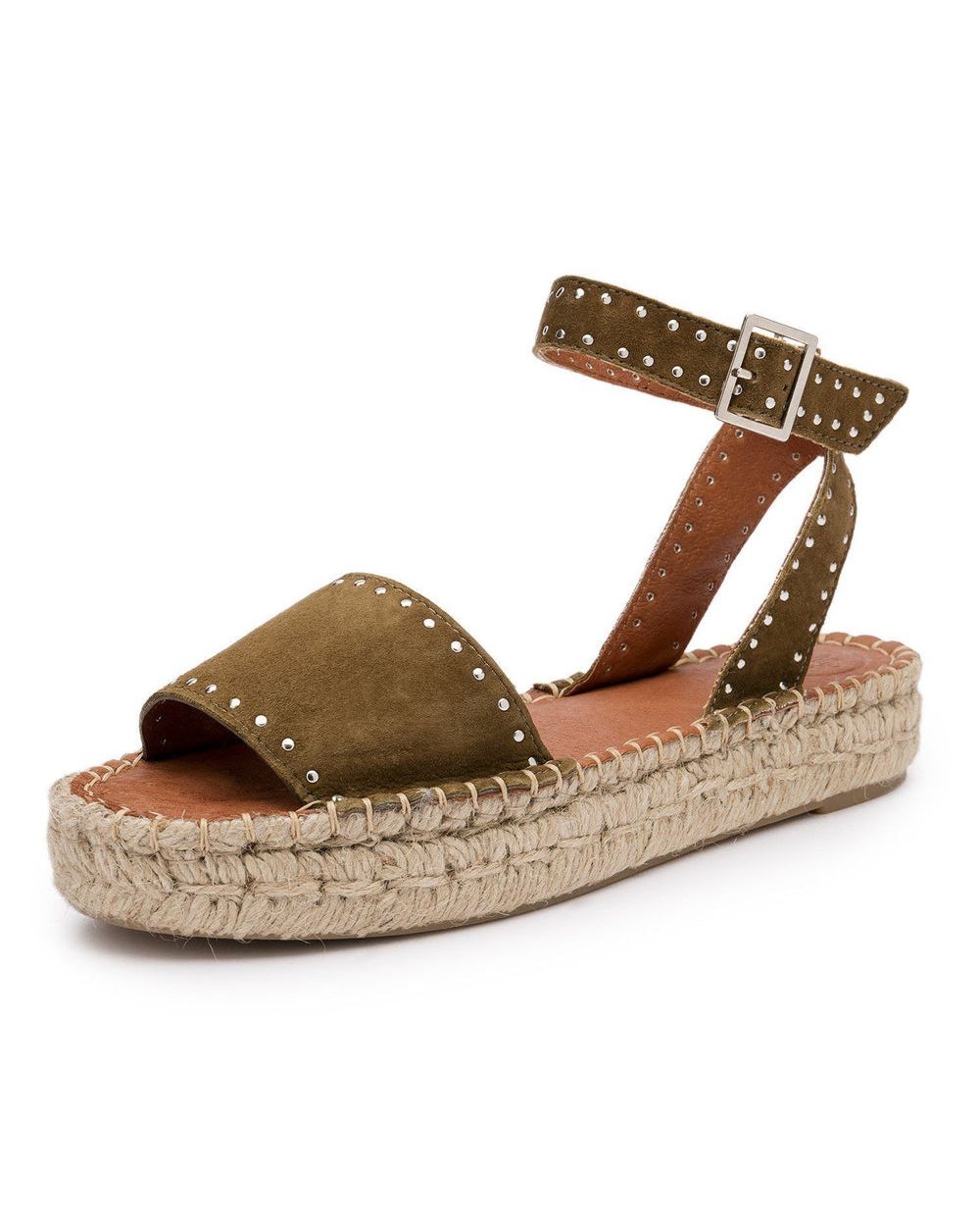 Espadrille Alohas Rome pour Olive Green Femme | DTS-40513024