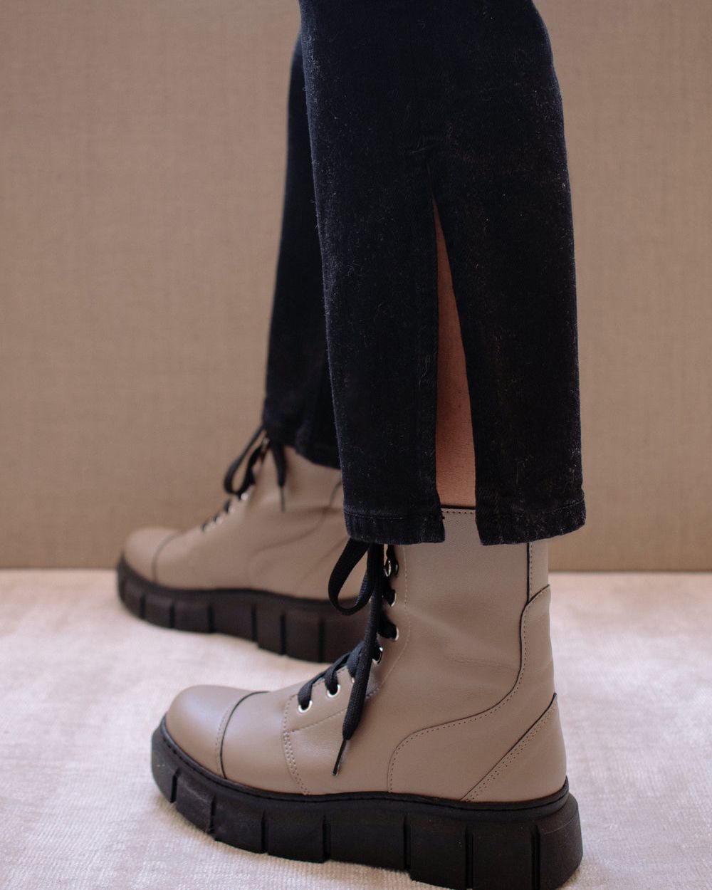 Bottes Alohas Can Can pour Vegan Beige Femme | YNE-02479954