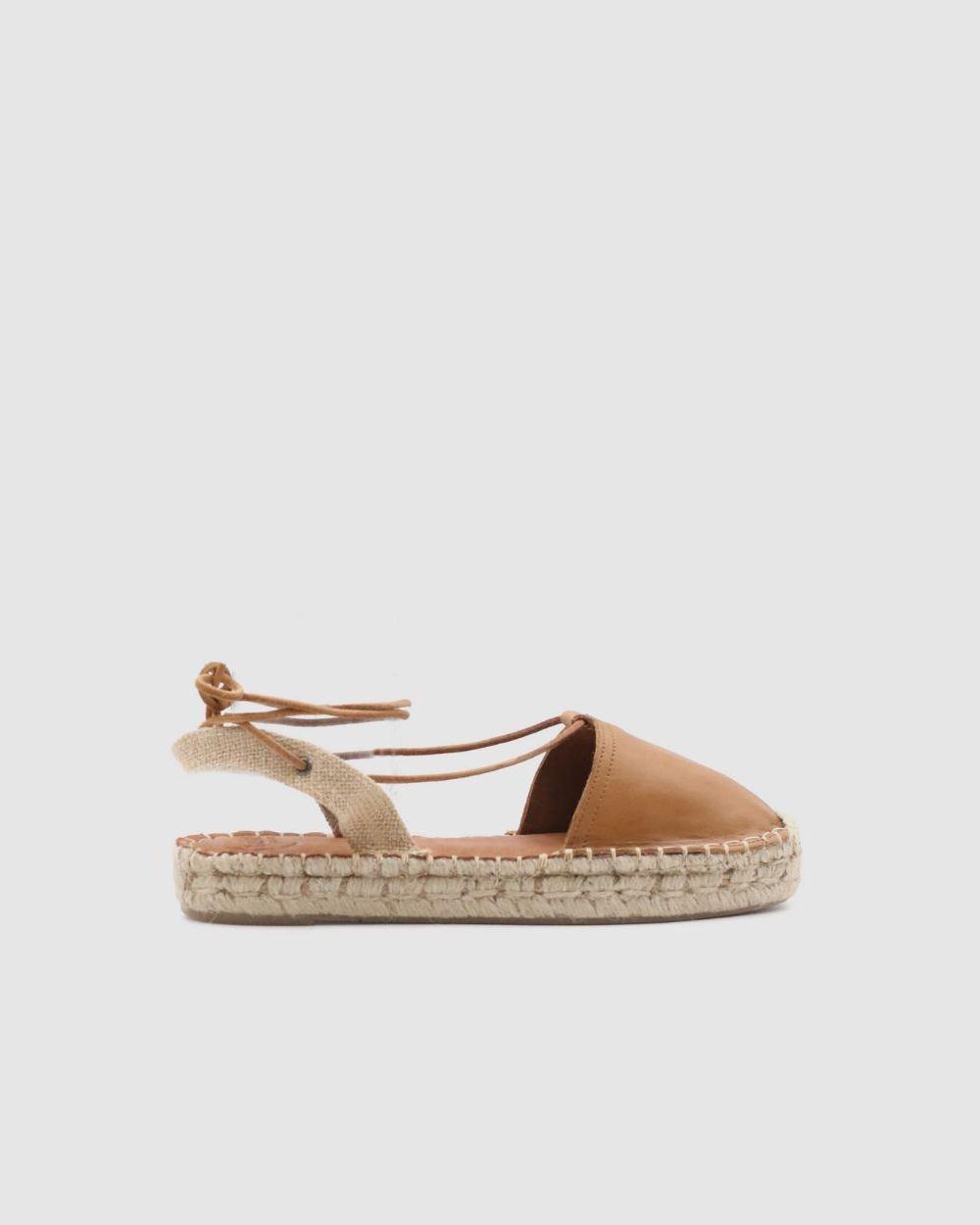 Espadrille Alohas Cristinas pour Camel Femme | JXF-90525513