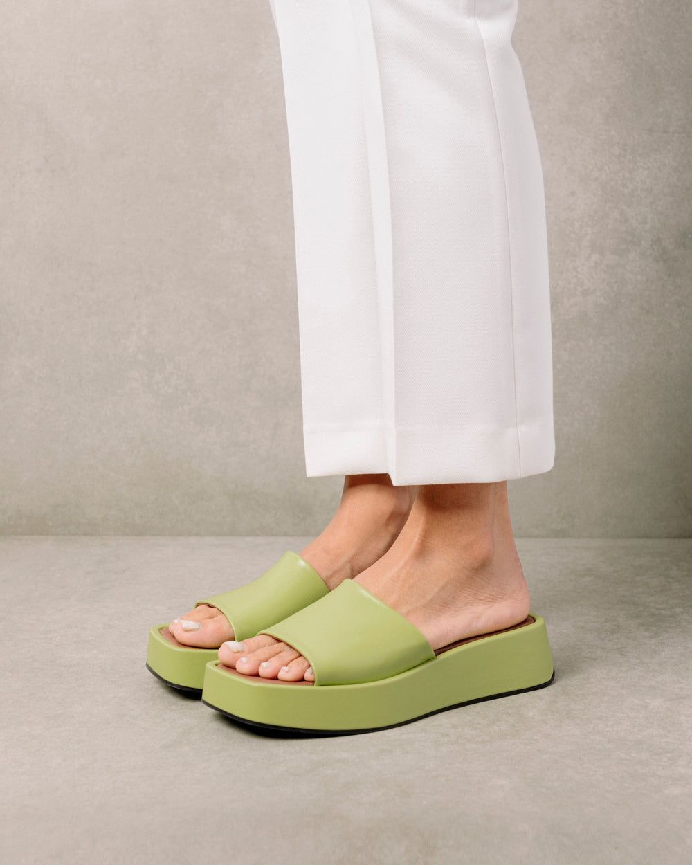 Claquette Alohas Janice pour Acid Green Femme | TGZ-32150422