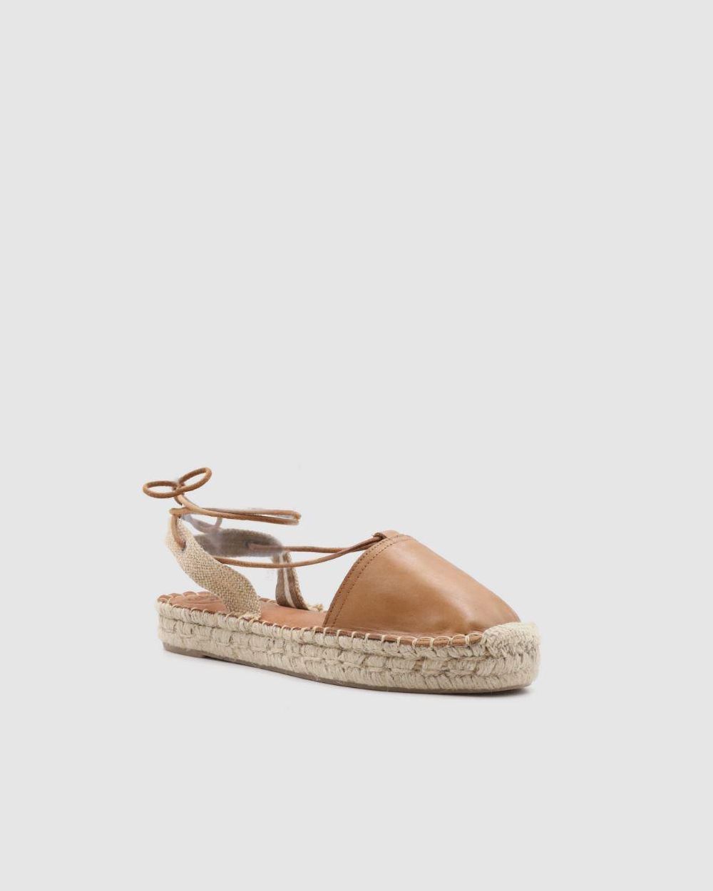 Espadrille Alohas Cristinas pour Camel Femme | JXF-90525513