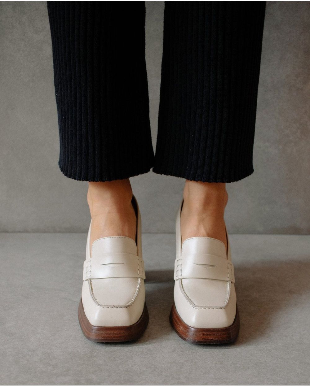 Loafers Alohas Busy pour Ivory Femme | LRV-79343462