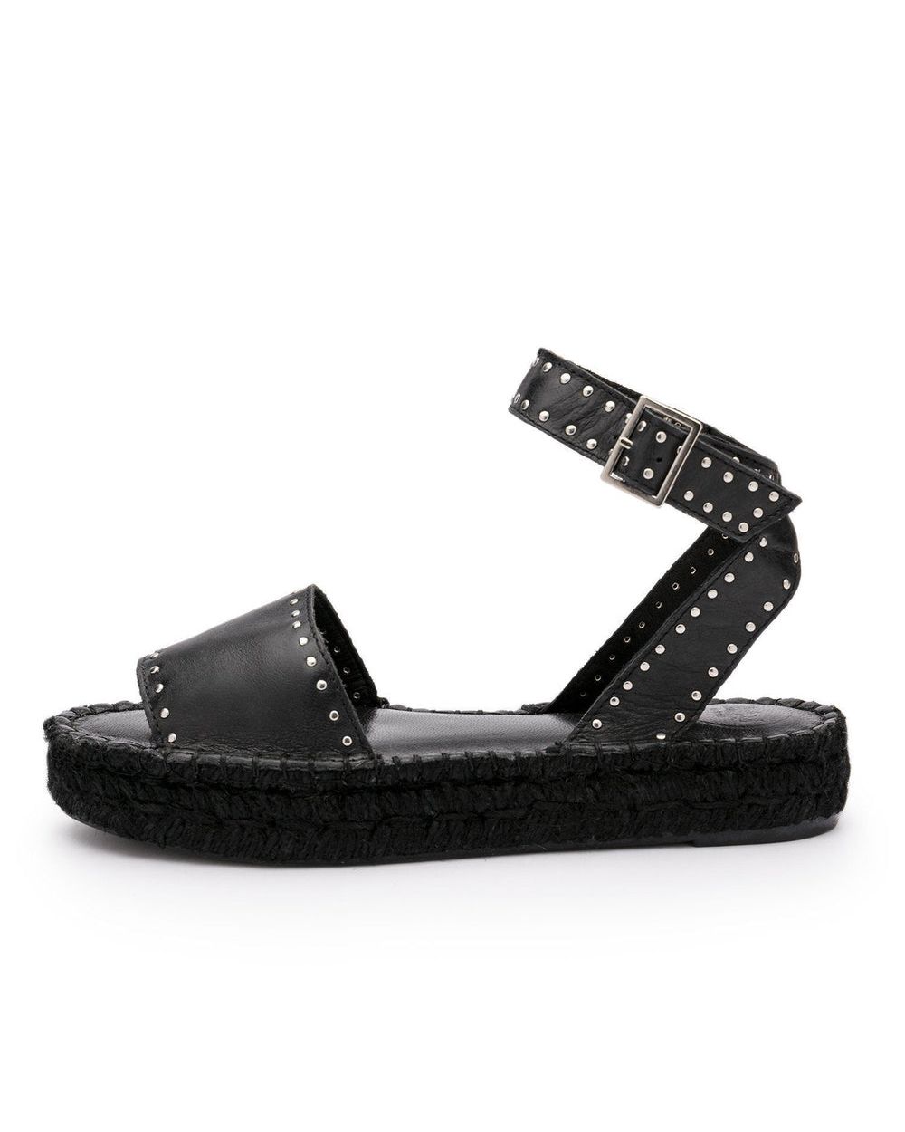 Sandales Alohas Rome Studded pour Black Femme | CIQ-16196473