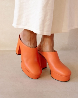 Mules Alohas Clock Out pour Pomelo Orange Femme | AFK-00330635