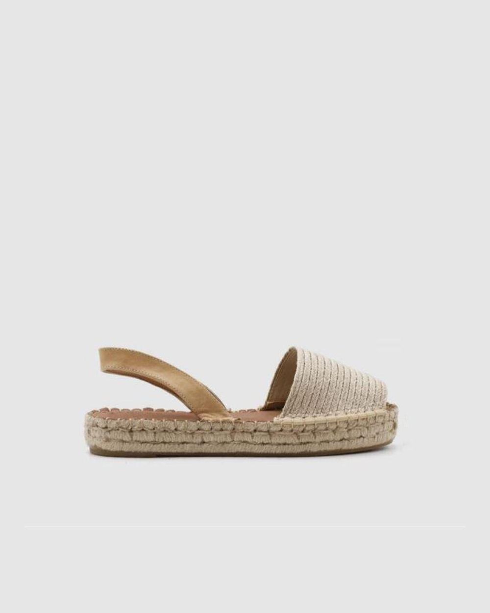 Espadrille Alohas Ibizas Platform Raffia pour Natural Femme | EGS-15864630