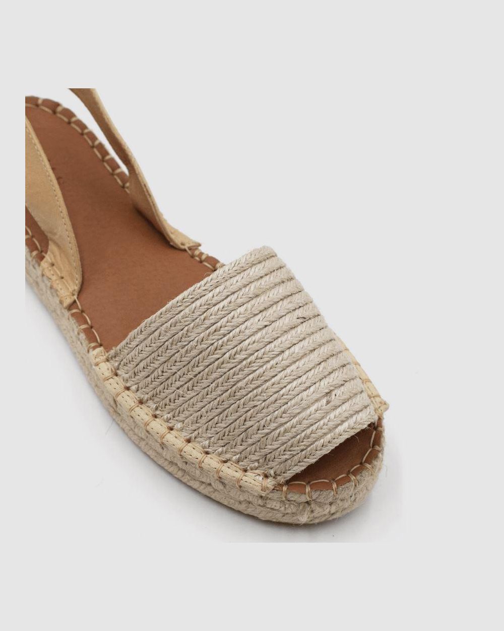 Espadrille Alohas Ibizas Platform Raffia pour Natural Femme | EGS-15864630