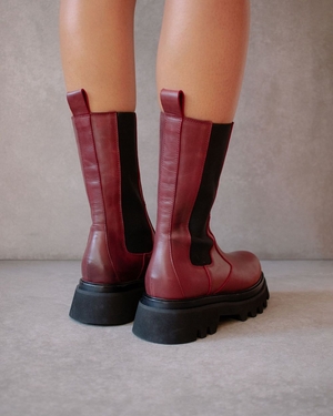 Bottes Alohas All Rounder pour Dark Burgundy Femme | VDO-92088832