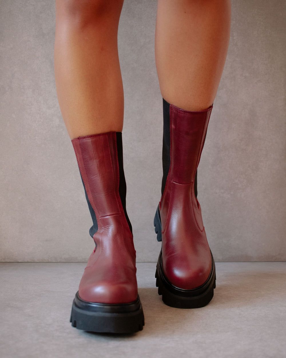 Bottes Alohas All Rounder pour Dark Burgundy Femme | VDO-92088832