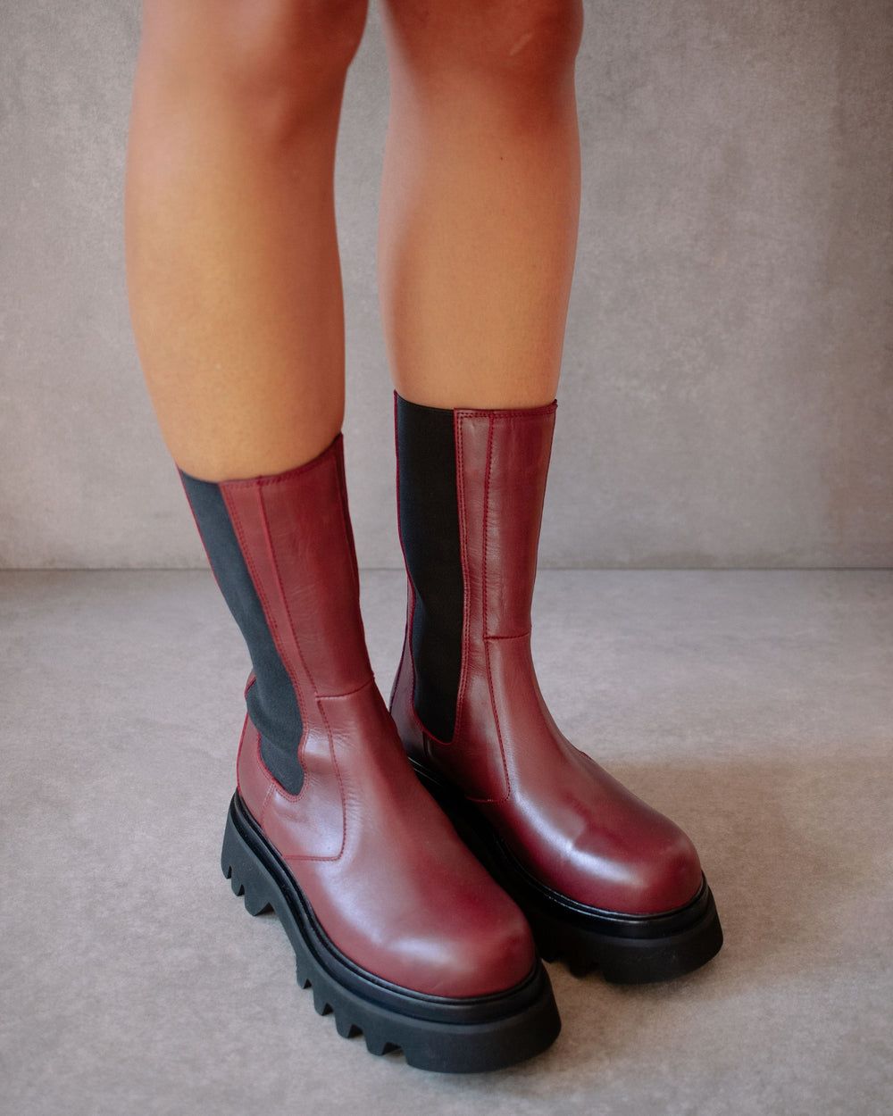 Bottes Alohas All Rounder pour Dark Burgundy Femme | VDO-92088832