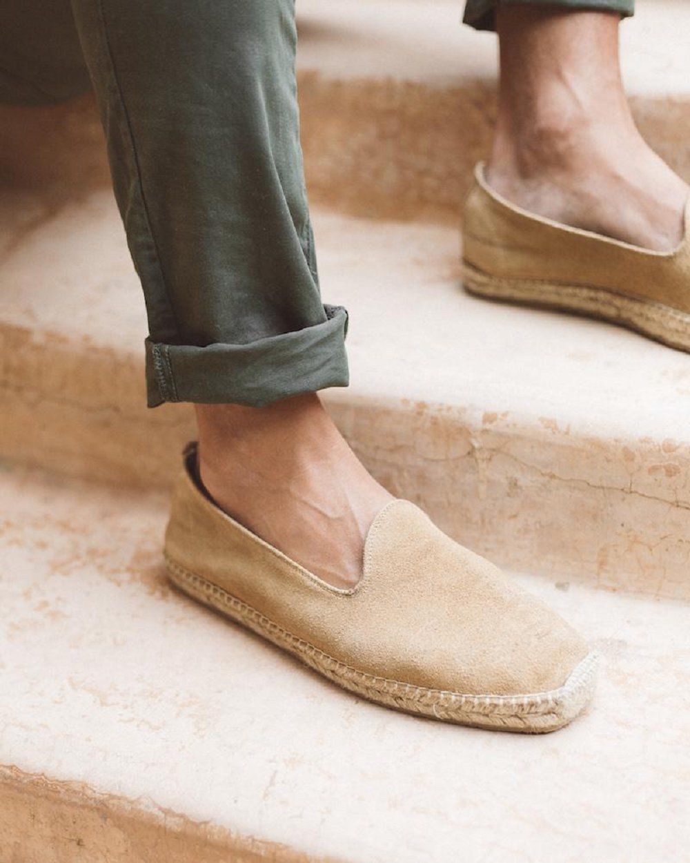 Espadrille Alohas Apoint pour Suede Sand Femme | KAE-91961331